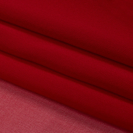 Silk Chiffon 44" - Tango Red - Premium Collection