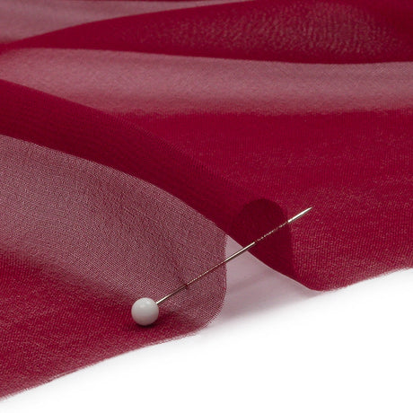 Silk Chiffon 44" - Wine - Premium Collection