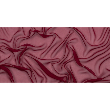 Silk Chiffon 44" - Wine - Premium Collection