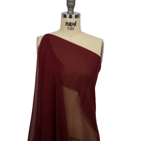 Silk Chiffon 44" - Port - Premium Collection
