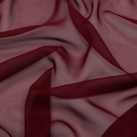 Silk Chiffon 44" - Port - Premium Collection