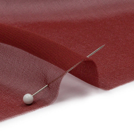 Silk Chiffon 44" - Mahogany - Premium Collection