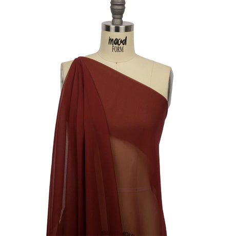 Silk Chiffon 44" - Mahogany - Premium Collection