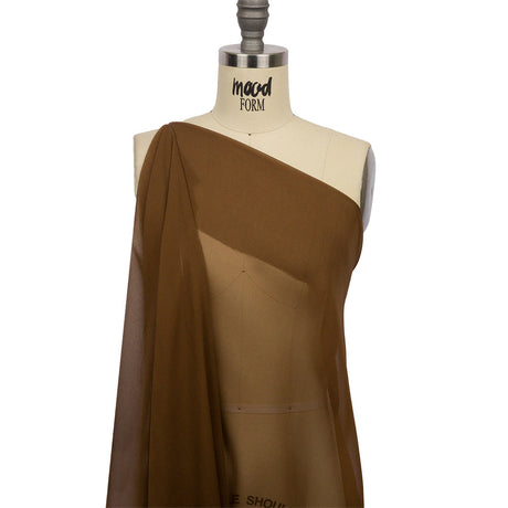 Silk Chiffon 44" - Dark Olive - Premium Collection