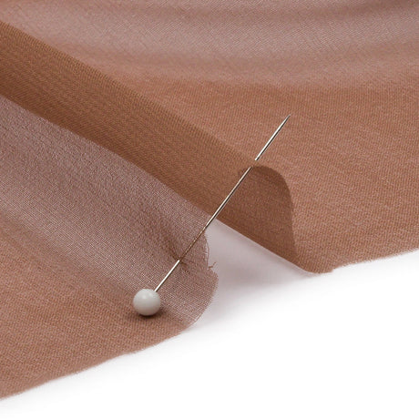 Silk Chiffon 44" - Light Brown - Premium Collection