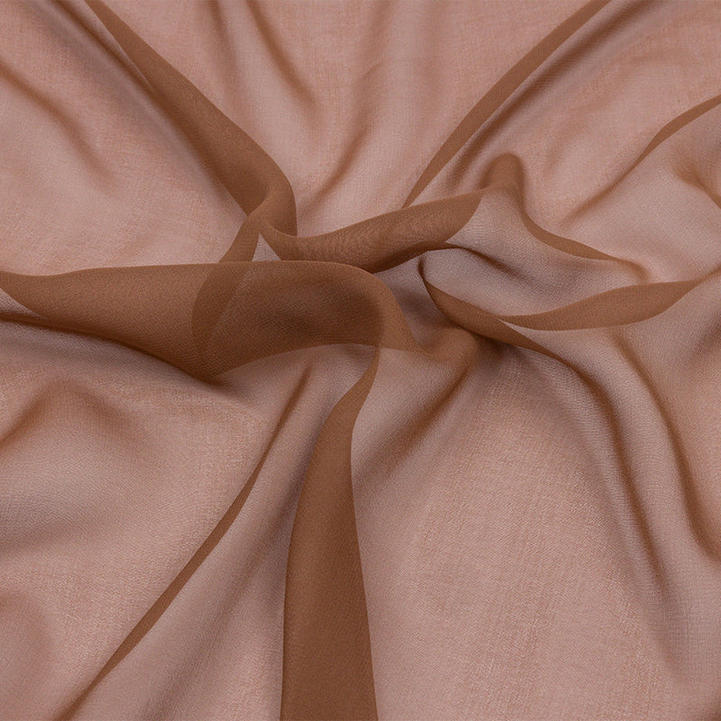 Silk Chiffon 44" - Light Brown - Premium Collection