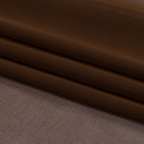 Silk Chiffon 44" - Chocolate - Premium Collection