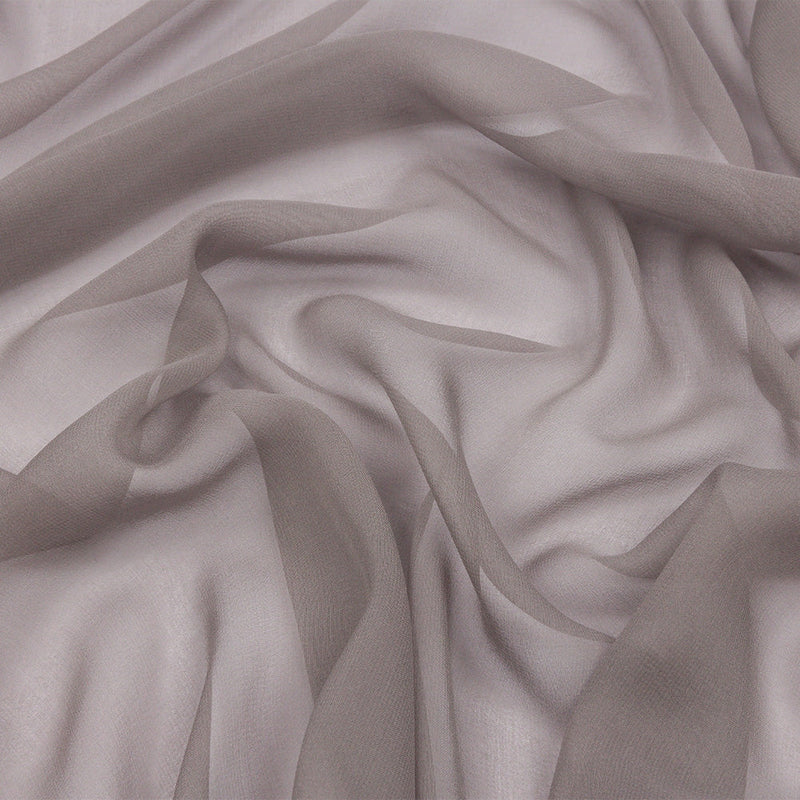 Silk Chiffon 44" - Silver - Premium Collection
