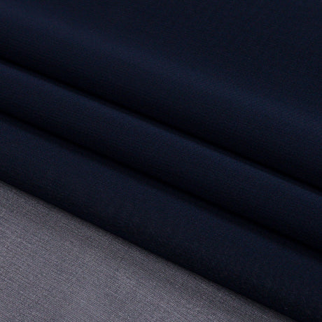 Silk Chiffon 44" - Navy - Premium Collection