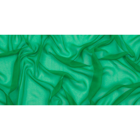 Silk Chiffon 44" - Kelly Green - Premium Collection