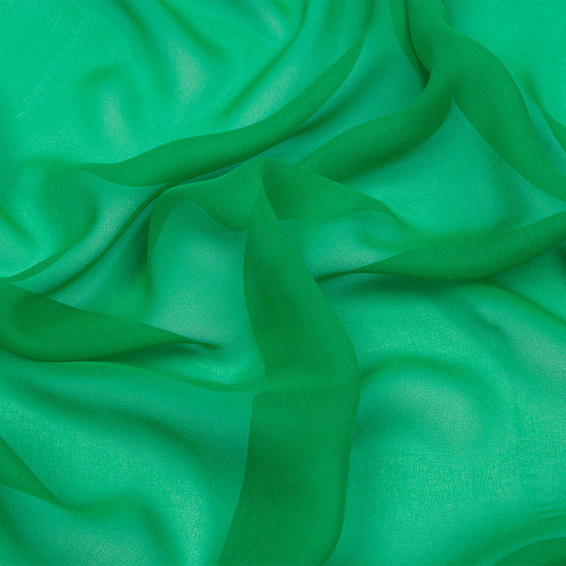 Silk Chiffon 44" - Kelly Green - Premium Collection