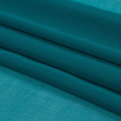 Silk Chiffon 44" - Deep Teal - Premium Collection