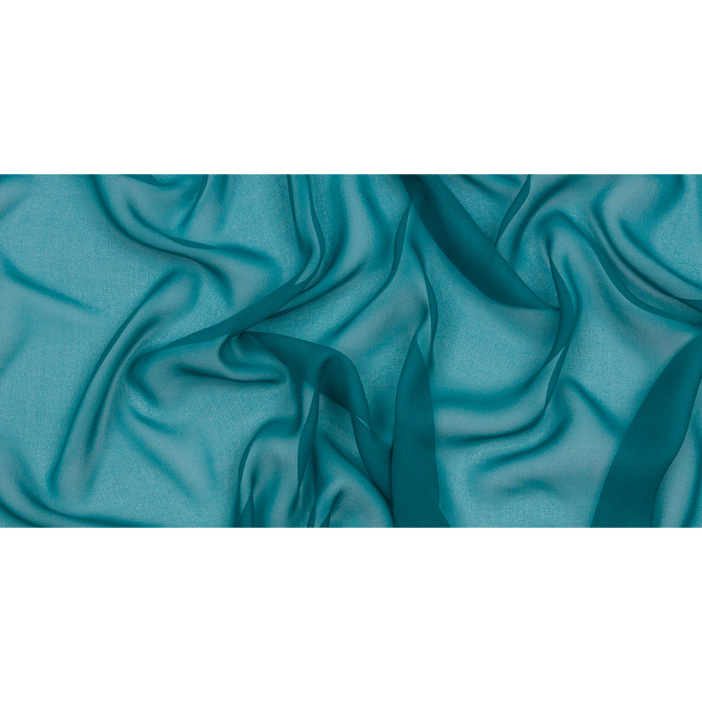 Silk Chiffon 44" - Deep Teal - Premium Collection