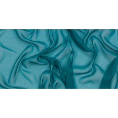 Silk Chiffon 44" - Deep Teal - Premium Collection