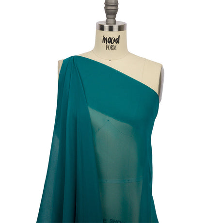 Silk Chiffon 44" - Deep Teal - Premium Collection