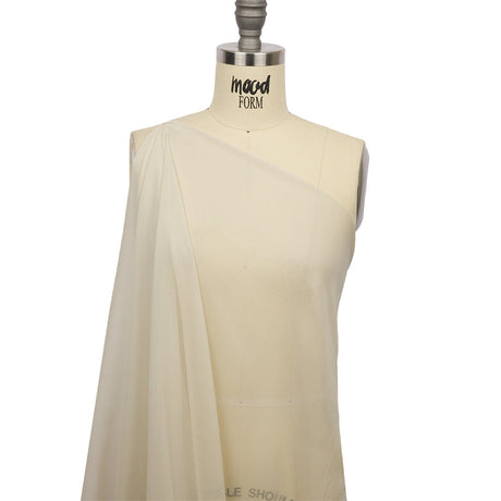 Silk Chiffon 54" - Ivory - Premium Collection