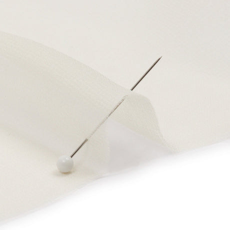 Silk Chiffon 54" - Pale Yellow - Premium Collection