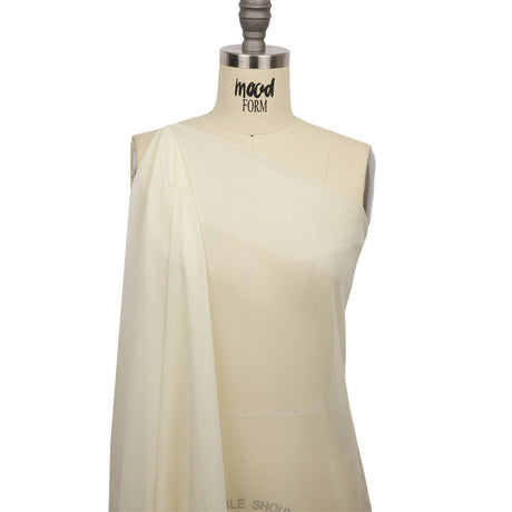 Silk Chiffon 54" - Pale Yellow - Premium Collection