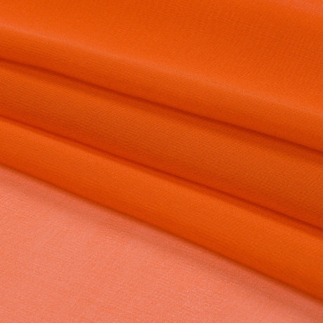 Silk Chiffon 54" - Burnt Orange - Premium Collection