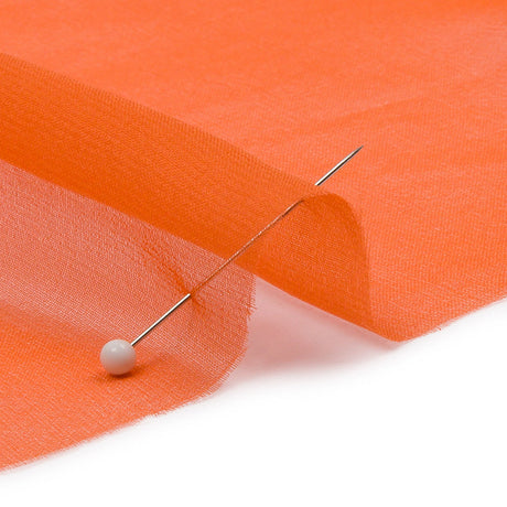 Silk Chiffon 54" - Burnt Orange - Premium Collection