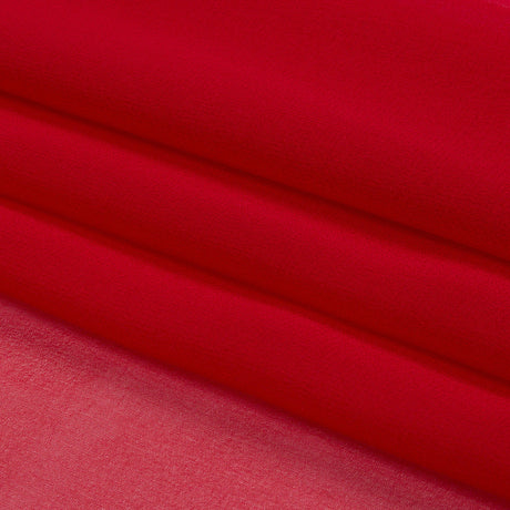 Silk Chiffon 54" - Red - Premium Collection
