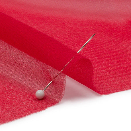 Silk Chiffon 54" - Red - Premium Collection