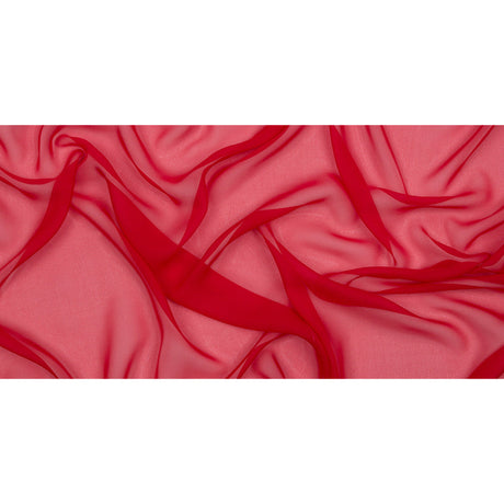 Silk Chiffon 54" - Red - Premium Collection