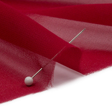 Silk Chiffon 54" - Chili Pepper - Premium Collection