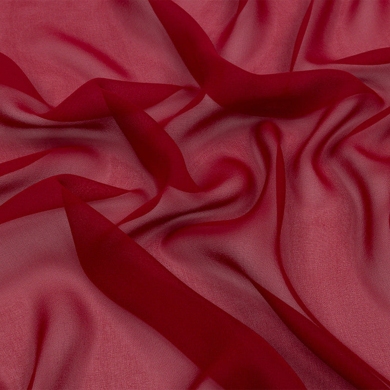 Silk Chiffon 54" - Chili Pepper - Premium Collection