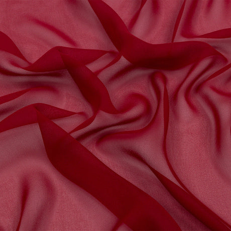 Silk Chiffon 54" - Chili Pepper - Premium Collection
