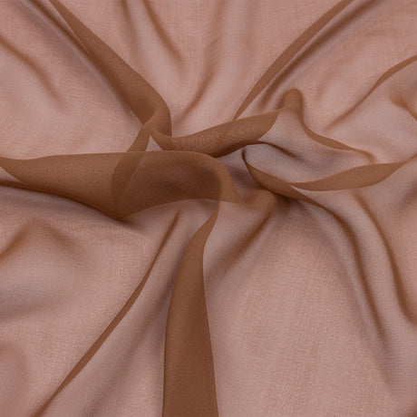 Silk Chiffon 54" - Light Brown - Premium Collection