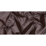 Silk Chiffon 54" - Dark Brown - Premium Collection