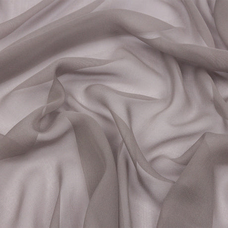 Silk Chiffon 54" - Silver - Premium Collection