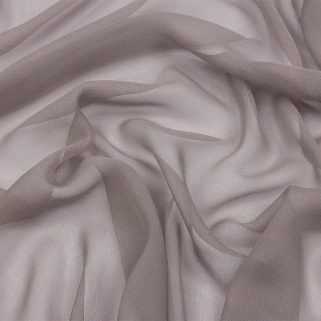 Silk Chiffon 54" - Silver - Premium Collection