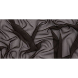 Silk Chiffon 54" - Deep Charcoal - Premium Collection