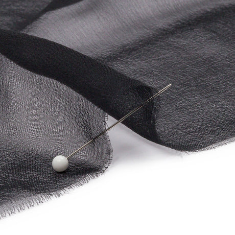 Silk Chiffon 54" - Black - Premium Collection