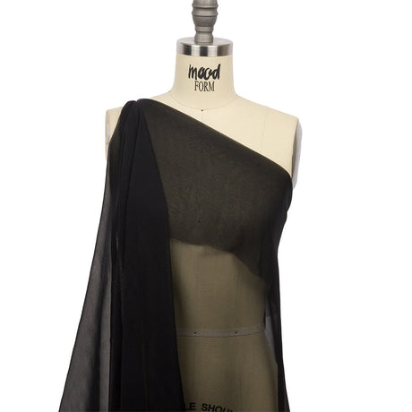 Silk Chiffon 54" - Black - Premium Collection