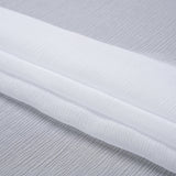 Crinkled Silk Chiffon - Bright White - Premium Collection