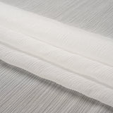 Crinkled Silk Chiffon - Whisper White - Premium Collection