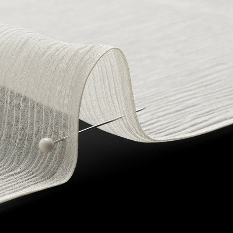 Crinkled Silk Chiffon - Antique White - Premium Collection