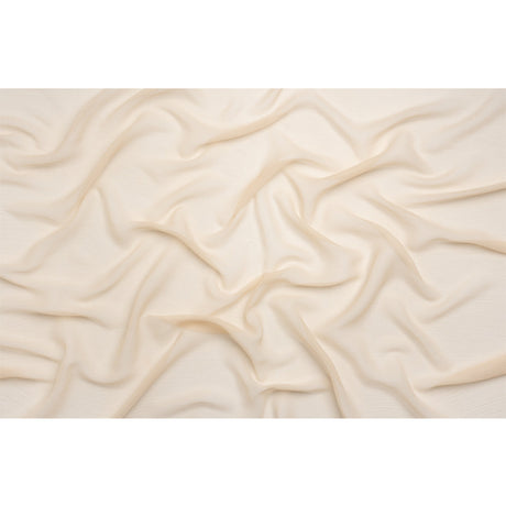 Crinkled Silk Chiffon - Winter Wheat - Premium Collection