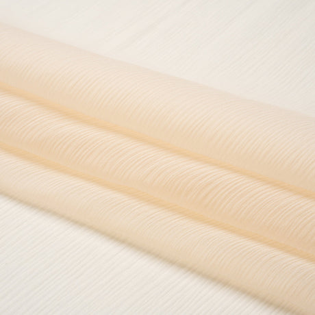 Crinkled Silk Chiffon - Nude - Premium Collection