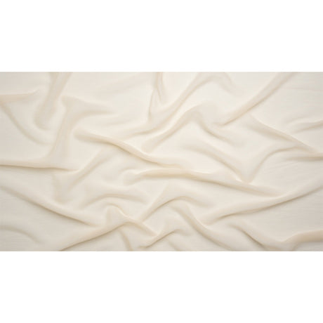 Crinkled Silk Chiffon - Nude - Premium Collection