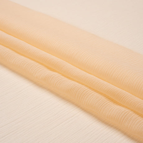 Crinkled Silk Chiffon - Pale Blush - Premium Collection