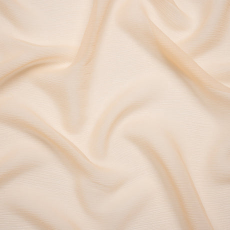Crinkled Silk Chiffon - Pale Blush - Premium Collection