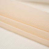 Crinkled Silk Chiffon - Cream Pink - Premium Collection
