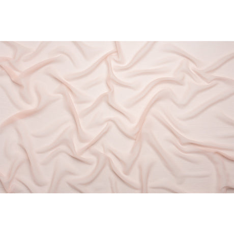 Crinkled Silk Chiffon - Veiled Rose - Premium Collection