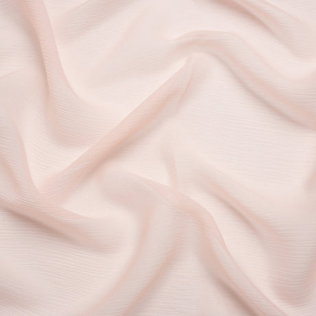 Crinkled Silk Chiffon - Veiled Rose - Premium Collection