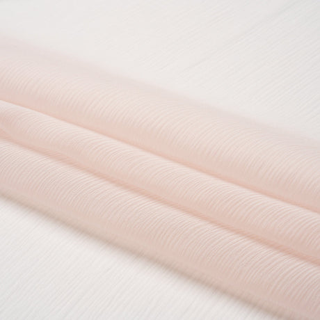 Crinkled Silk Chiffon - Cradle Pink - Premium Collection