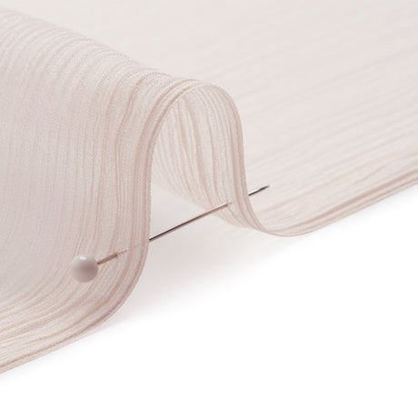 Crinkled Silk Chiffon - Cradle Pink - Premium Collection